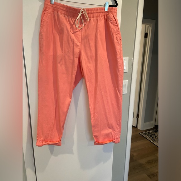 Talbots Pants - Talbots Coral cropped pants